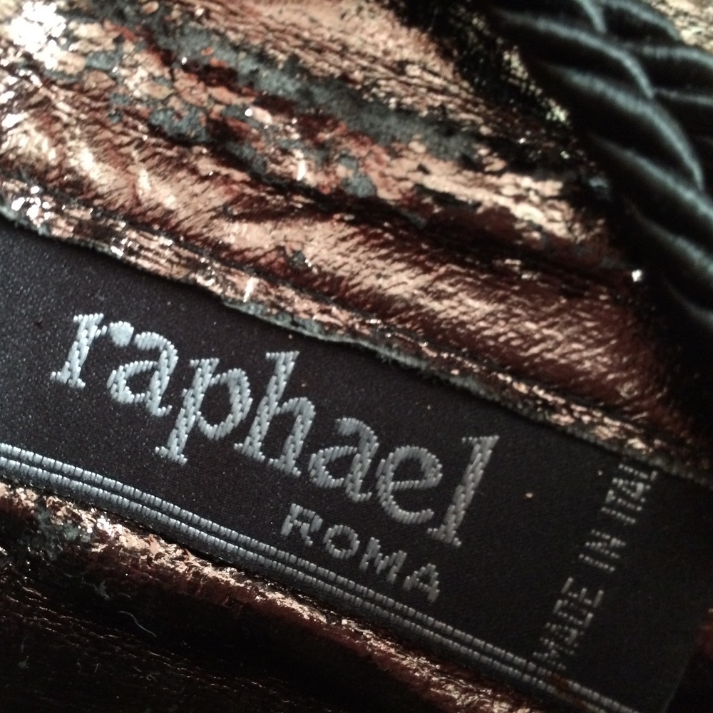 Vintage 70's Italian Leather raphael ROMA Clutch - Picture 6 of 6
